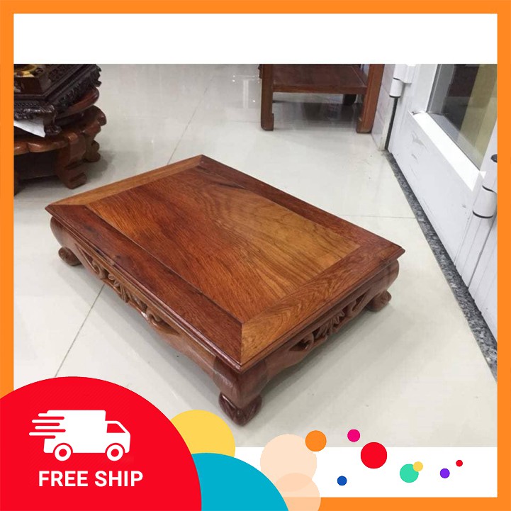 Mỹ Nghệ Bắc Ninh  Bàn osin gỗ hương, kích thước ngang 25 x dài 35 x 12cm