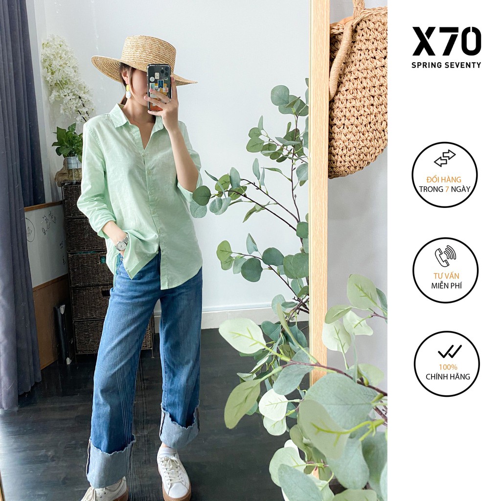 Áo Sơ Mi Nữ Linen Nhiều Màu Sắc Thời Trang X70 - 01500001 | BigBuy360 - bigbuy360.vn