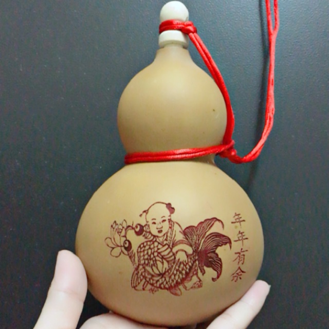 Quả bầu hồ lô cầu con cỡ 17cm quả thật