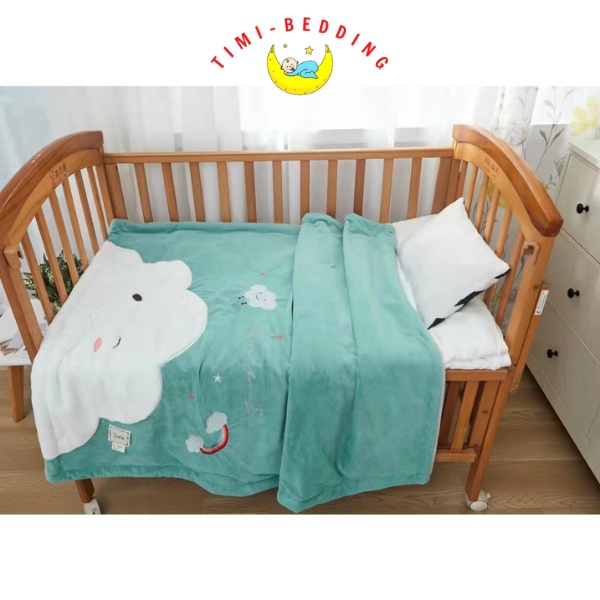Chăn lông chồn cho bé - ấm áp, an toàn cho da của bé - Timibedding