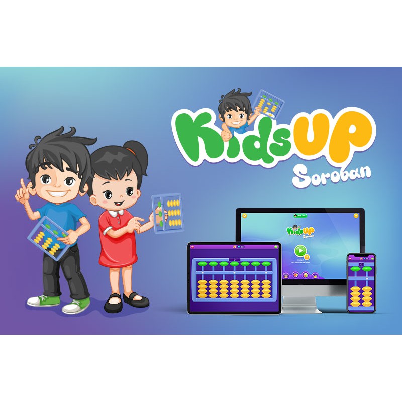 Thẻ học Kidsup soroban 1 năm