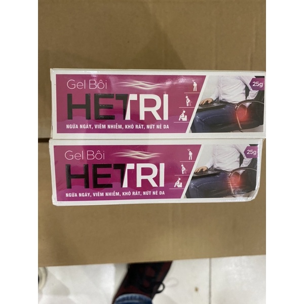 Gel bôi HETRI - Kem bôi trĩ - hỗ trợ teo trĩ nội, trĩ ngoại, co búi trĩ, hết táo bón hiệu quả