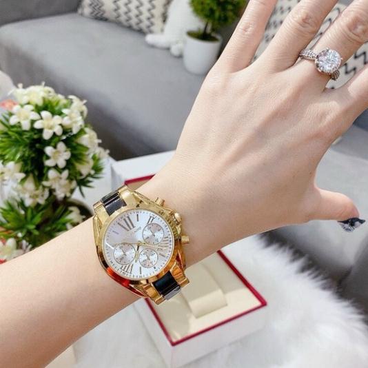 Đồng hồ Michael Kors nữ dây Pha sang trọng quý phái mã MK3344