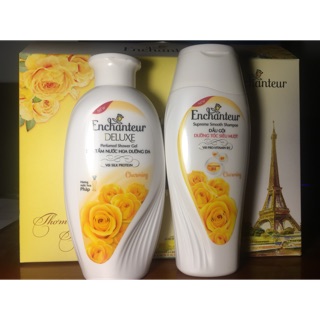 Hộp quà enchanteur dầu gội 180g + sữa tắm 180g