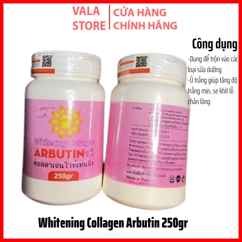 Kem Ủ Trắng body Whitening Collagen Arbutin 3C3 HỒNG 250g, Thái Lan