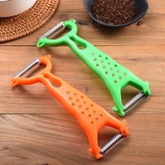 SẴN HÀNG - Dụng cụ bào rau củ 2 đầu cầm tay bằng nhựa đa năng
