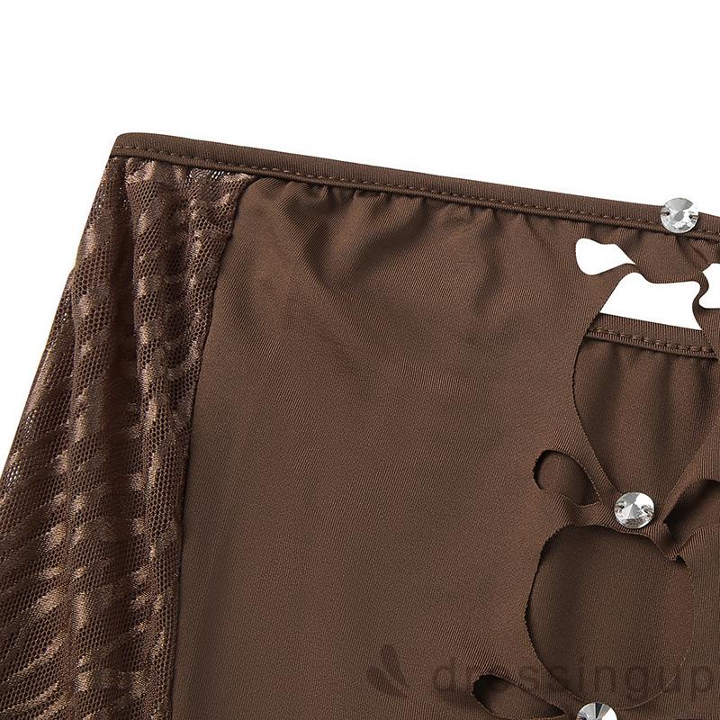 Đầm Không Tay Lưng Trần Xẻ Sâu Gợi Cảm Cho Nữ