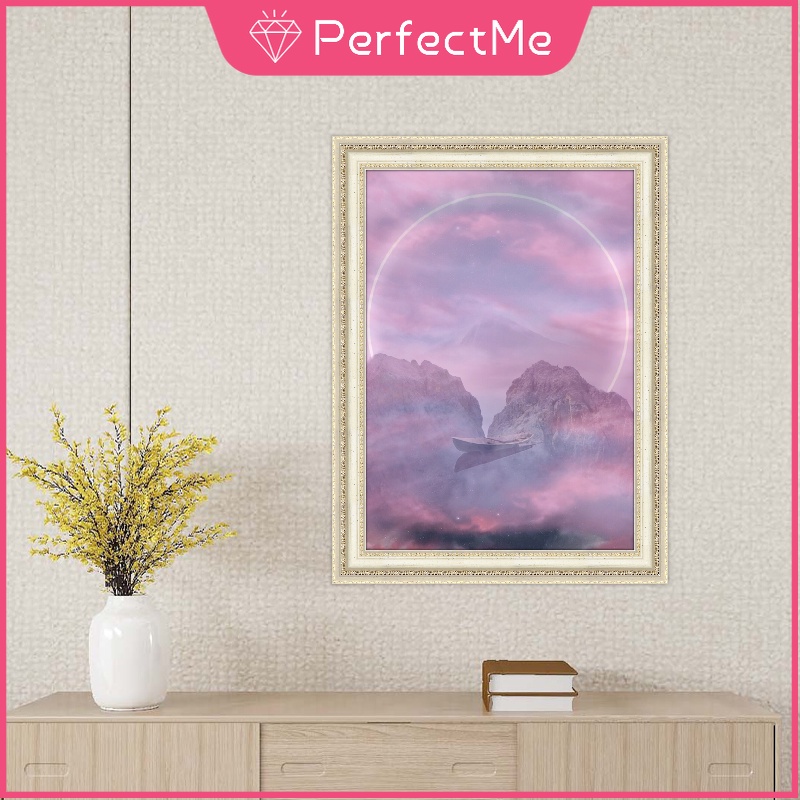 Bộ tranh đính đá 5D họa tiết phong cảnh độc đáo kích thước 30x40cm diy dùng trang trí nhà cửa