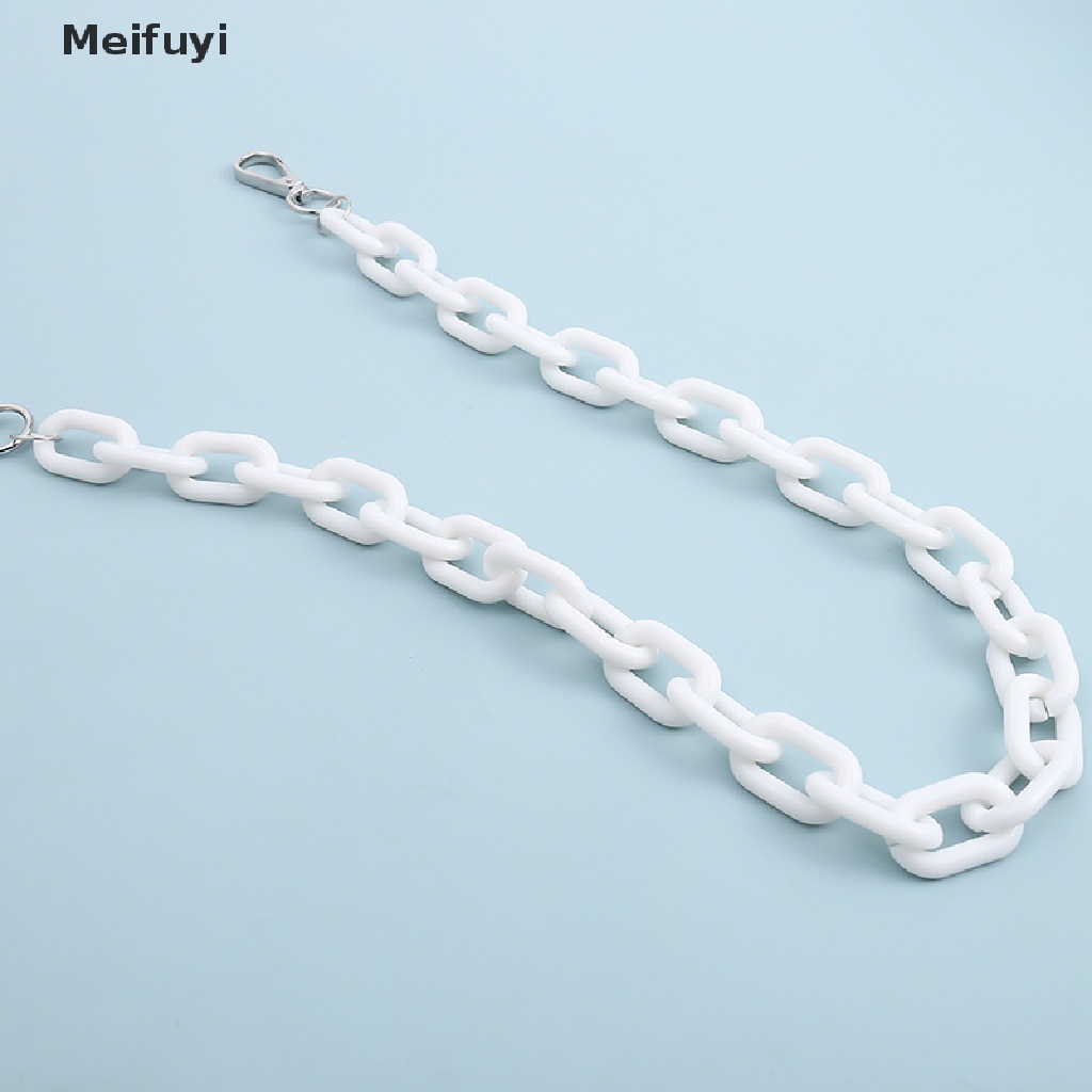 [Meifuyi] Fashion Punk Hip-hop Acrylic Belt Waist Chain Pants Jeans Key Chain Women VN439