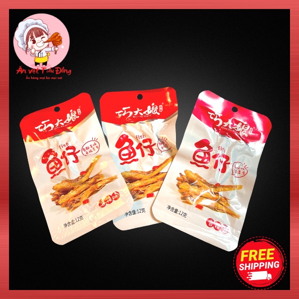 Cá cay Tứ Xuyên gói 12g siêu ngon - Ăn vặt Tiểu Đồng