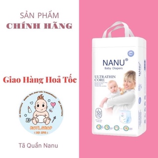 HCM Bỉm Tã Dán Quần Cao Cấp NANU BABY S100 M100 L100 XL100 XXL100 XXXL100