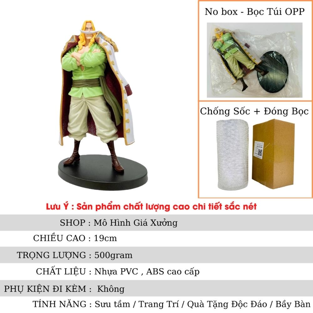 Mô Hình One Piece : Mô hình Râu Trắng thời trẻ Đứng Siêu Ngầu - cao 18.5cm - Nặng 309 Gram - Figure One Piece