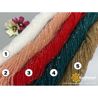 Chuỗi pha lê kim cương trong 4mm