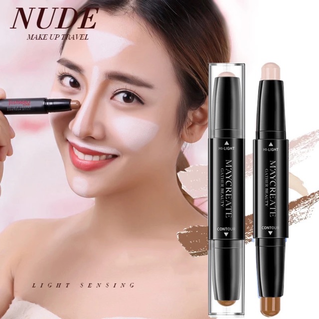 Bút tạo khối và che khuyết điểm đa năng 3W Wonder Maycreate Sena Beauty | BigBuy360 - bigbuy360.vn