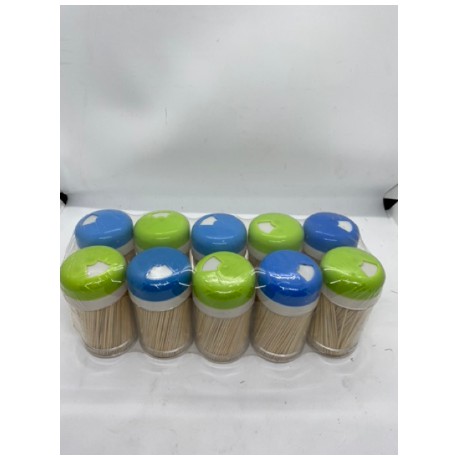 Tăm tre xỉa răng (lốc 6 hủ)