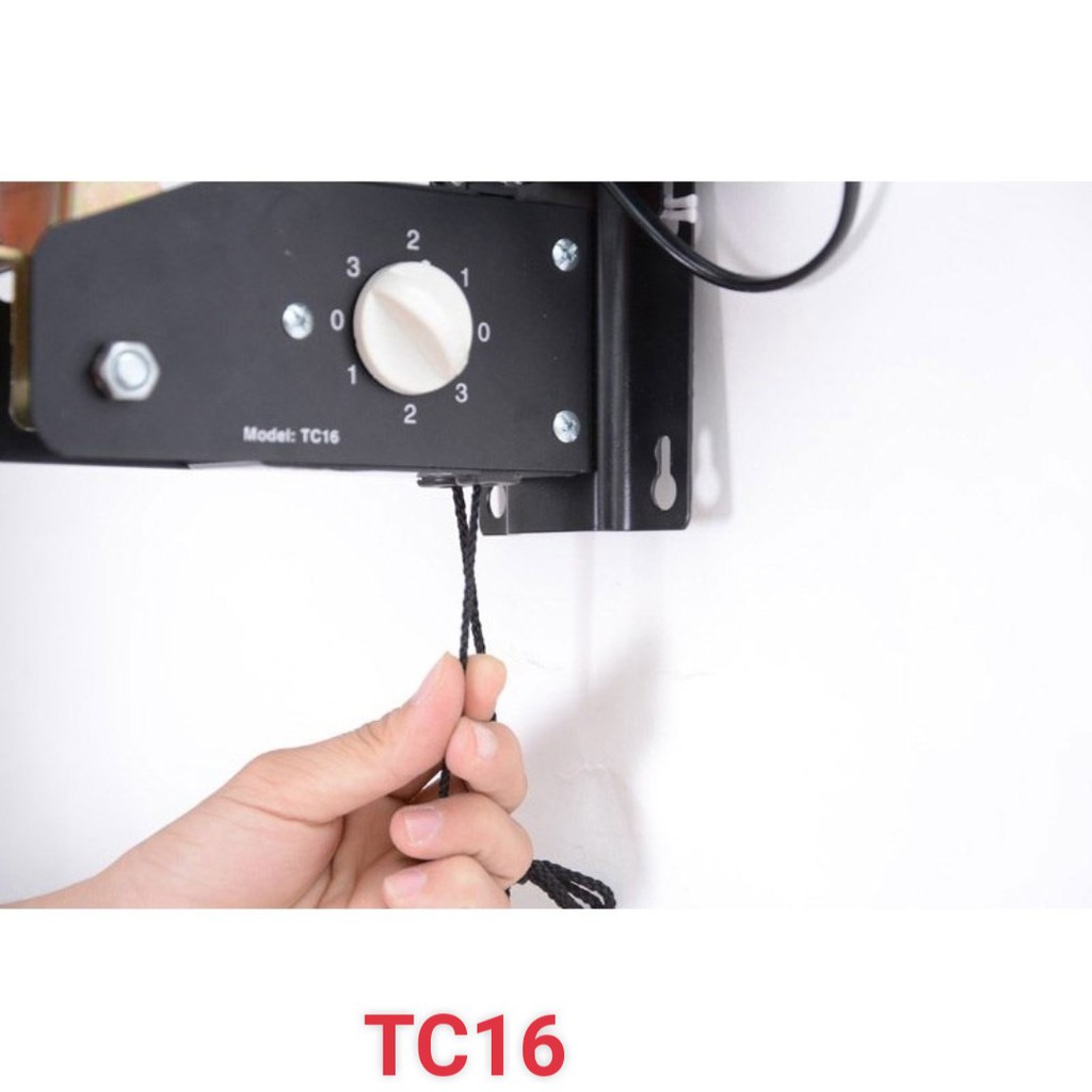 Quạt treo tường đế sắt Senko TC16 2 dây