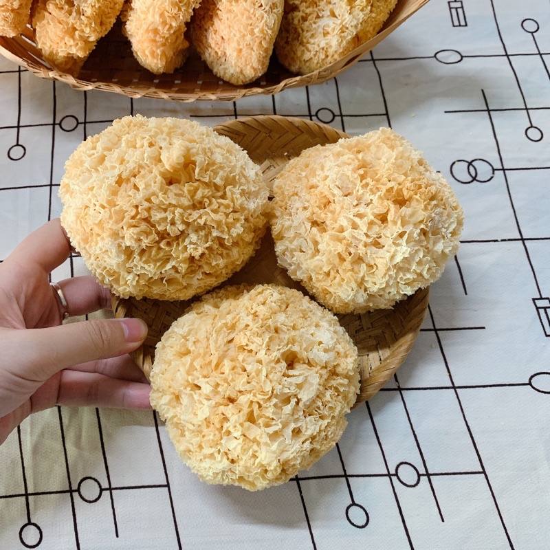 Nấm Tuyết (Ngân nhĩ) 100g nấm tuyết dùng để nấu chè dưỡng nhan, yến,...