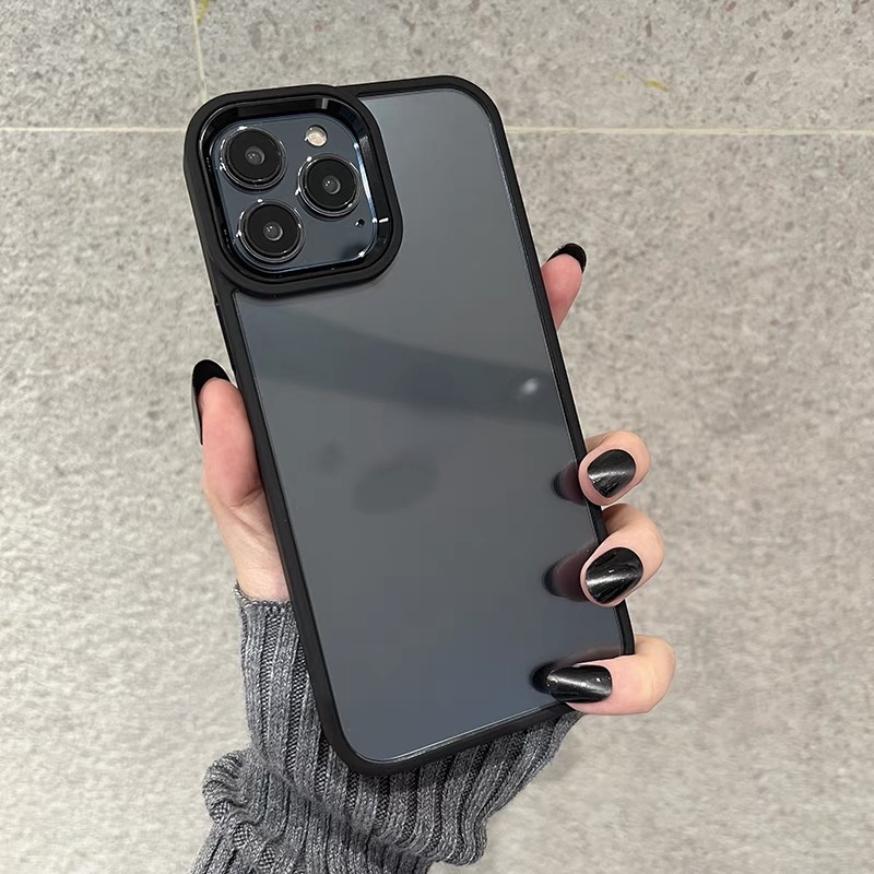 Ốp Điện Thoại iPhone 14 13 12 11 Pro max case ốp lưng điện thoại i phone 14 promax PC Cứng Trong Suốt Chống Sốc Bảo Vệ Ống Kính Máy Ảnh Cho iphone 14 13 12 11 pro max