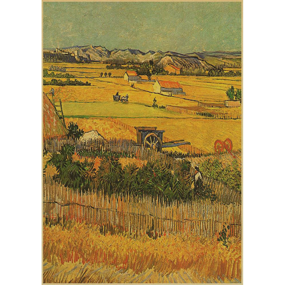 Bán chạy Poster tranh sơn dầu Van Gogh nổi tiếng / Áp phích người hâm mộ cộng đồng quê /bar | BigBuy360 - bigbuy360.vn