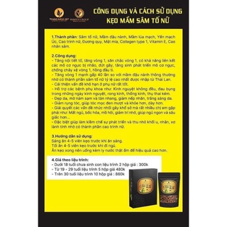 [Chính Hãng] Kẹo Mầm Sâm Tố Nữ Plus X2 Thảo Mộc 37