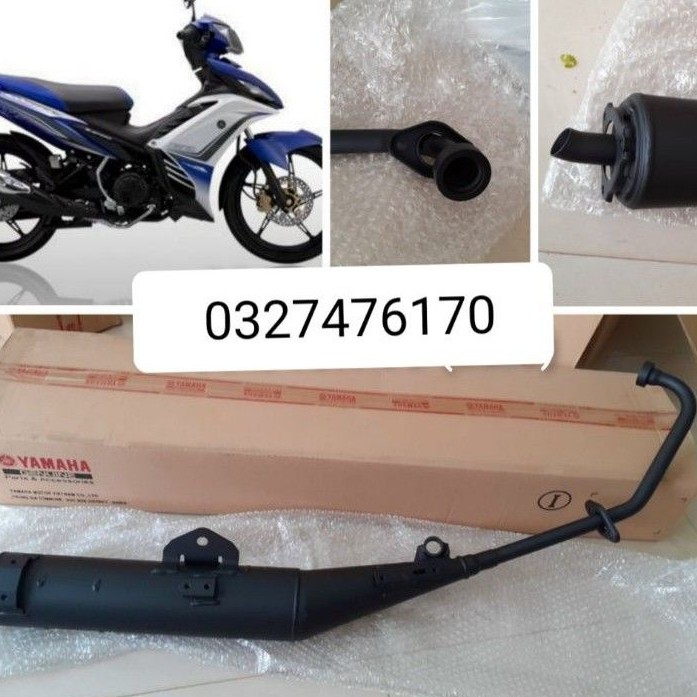 pô ống xã xe Exciter 135, 5 số 2011 zin chính hãng yamaha