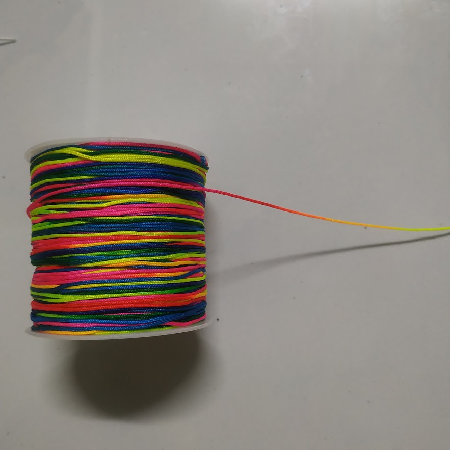 10m dây dù 0.8-1.0mm làm vòng tay nhiều màu