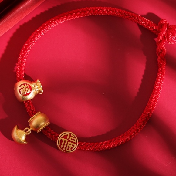 Hạt Làm Vòng Tay diy Phong Cách Dân Tộc Trung Hoa Màu Sắc