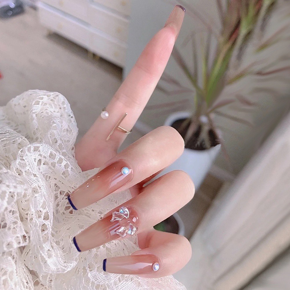 Khuôn In Trang Trí Móng Tay Hình Nơ 3D Bằng Silicone DIY