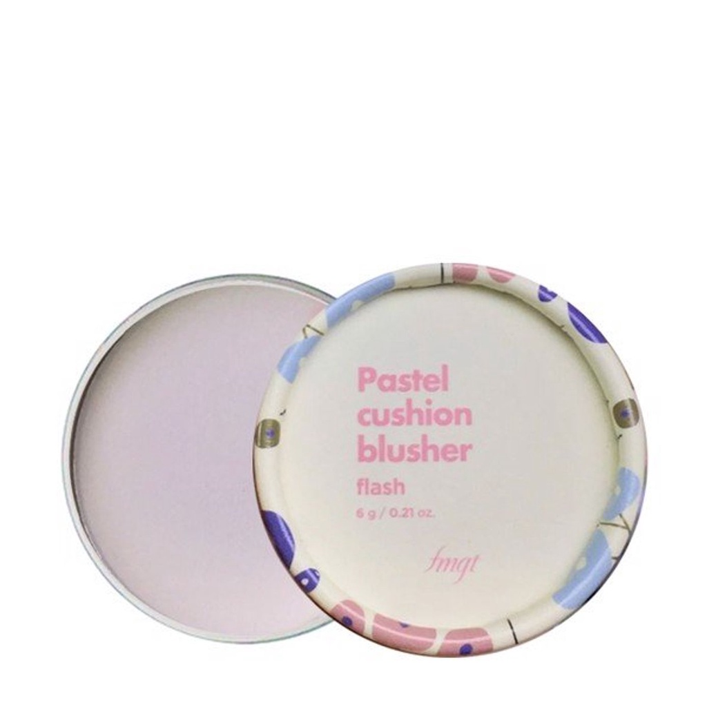 Phấn má hồng dạng bột siêu mịn kiềm dầu lâu trôi màu sắc trẻ trung Hàn Quốc The Face Shop Pastel Cushion Blusher 6g
