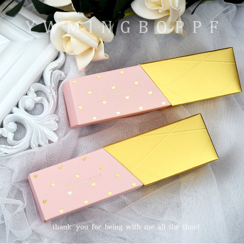 Hộp quà hình thỏi son độc đáo 13x3.5cm H03 hộp giấy đựng quà tặng valentine, 8/3, bánh kẹo, son môi mỹ phẩm