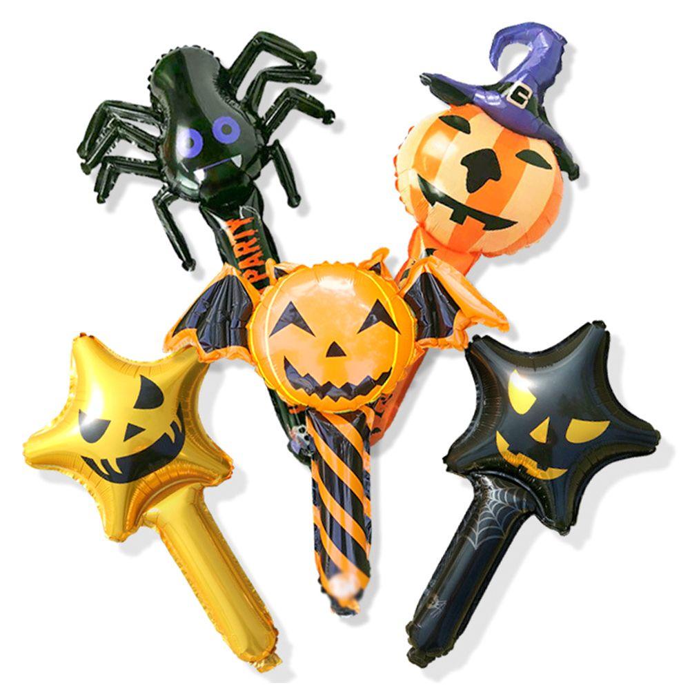 NIUYOU Set 5 Bong Bóng Phim Nhôm Trang Trí Halloween