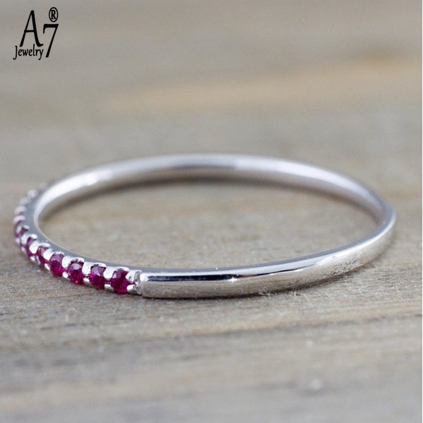 Nhẫn bạc S925 đính đá sapphire kiểu dáng mới độc đáo