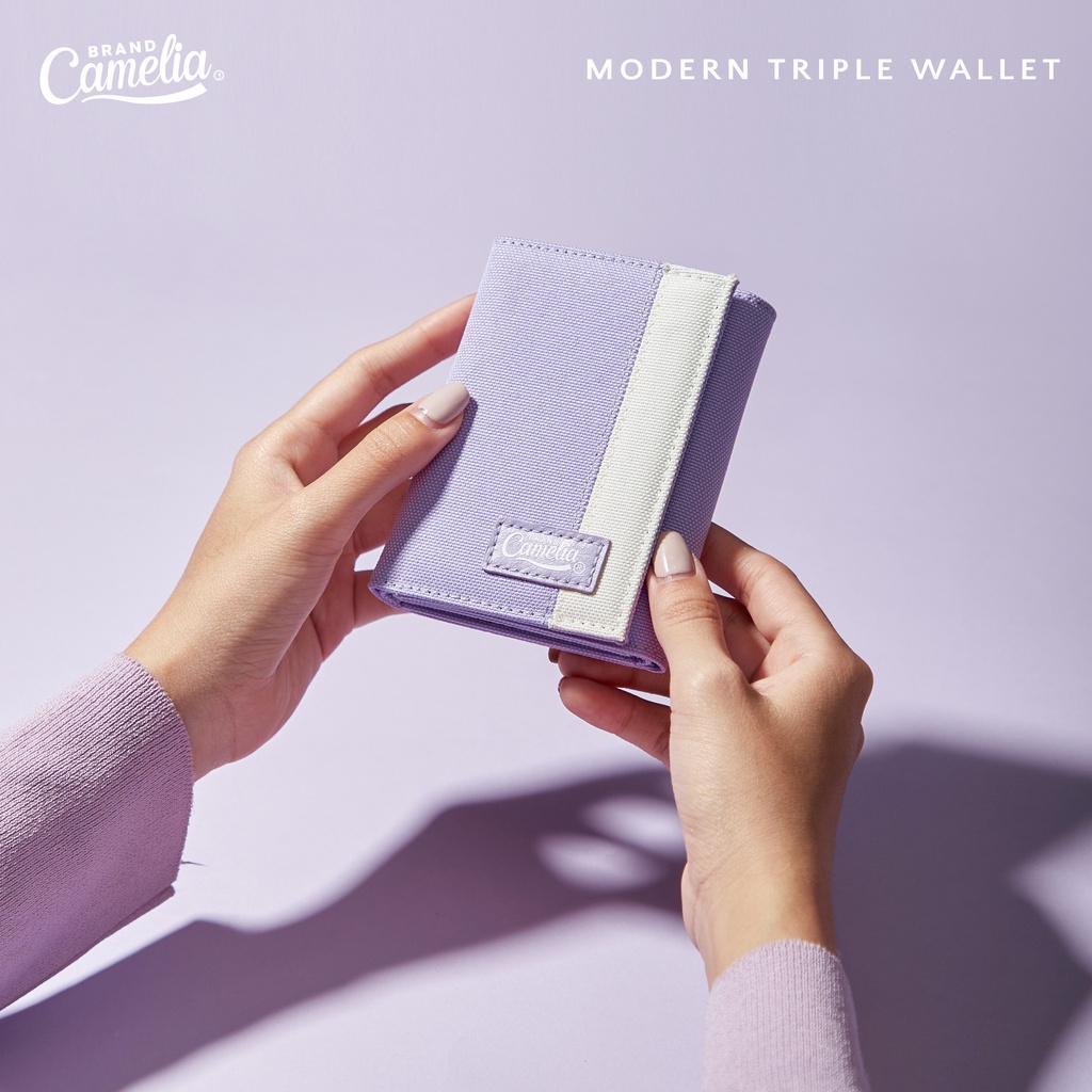 Ví CAMELIA BRAND® Modern Triple Wallet - Đứng