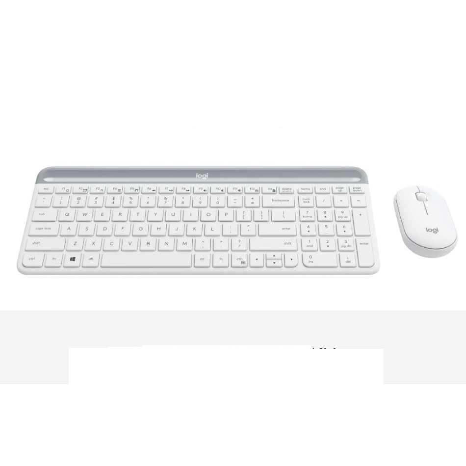 Bộ bàn phím và chuột không dây Logitech MK470 (Màu trắng)