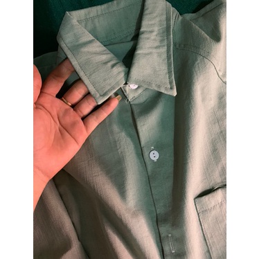 Áo sơ mi nữ tay dài form rộng style Hàn Quốc ,áo sơ mi kiểu hàn quốc chất đũi mịn mát basic -SMI08