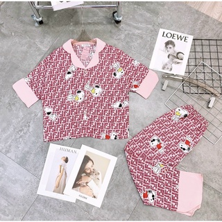 Bộ Đồ Ngủ Nữ Cánh Dơi Pyjama Lụa Mango Mềm, Mướt, Thấm Hút Mồ Hôi
