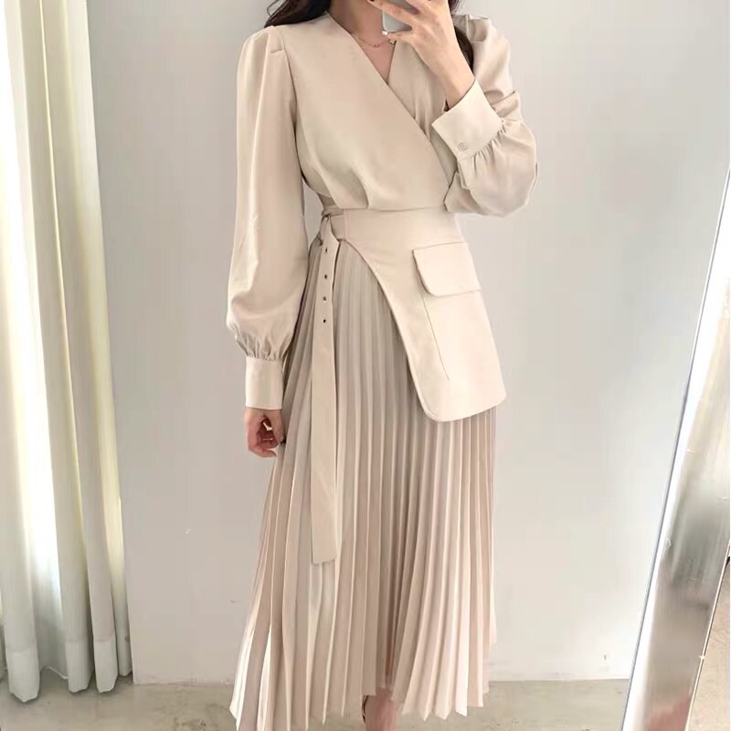 Váy vest xếp li siêu sang chảnh