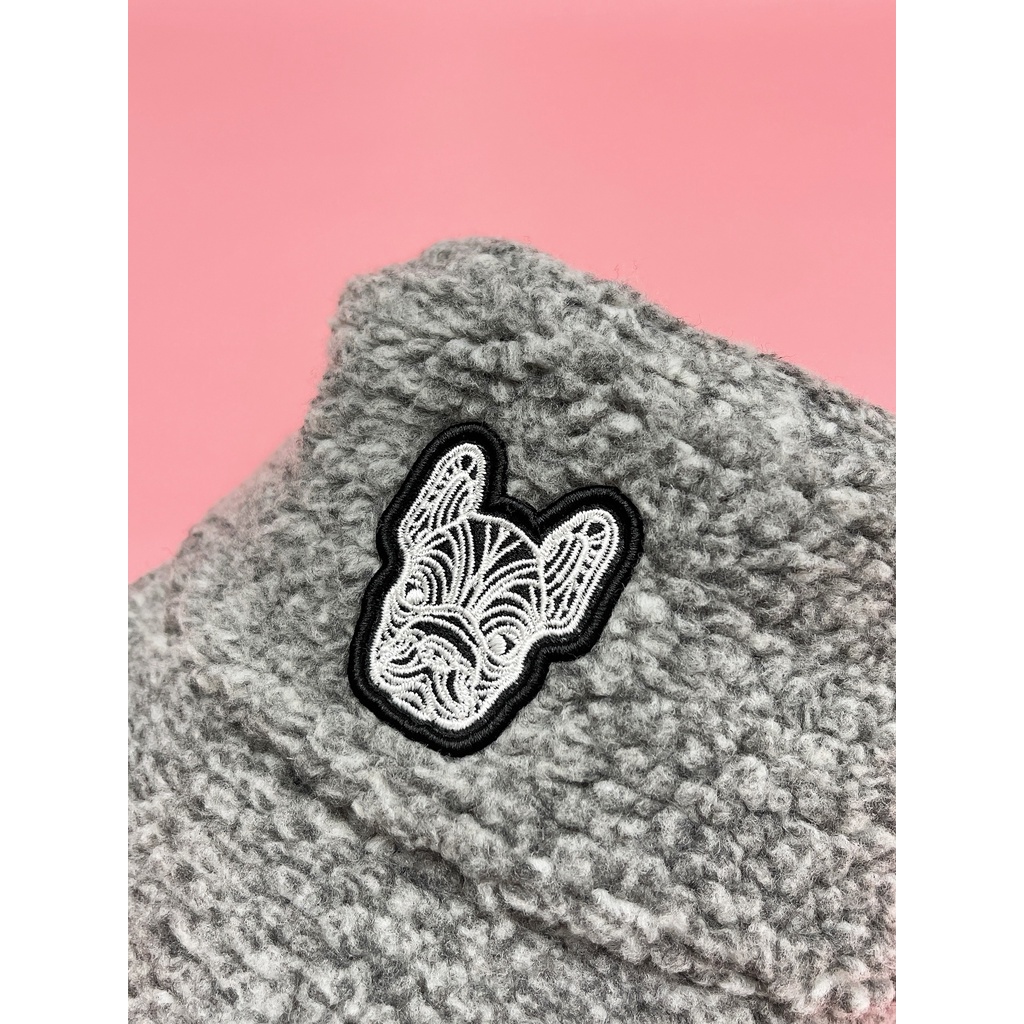 Nón Vành Thời Trang Life-Work Logo Fleece Bucket Hat H94