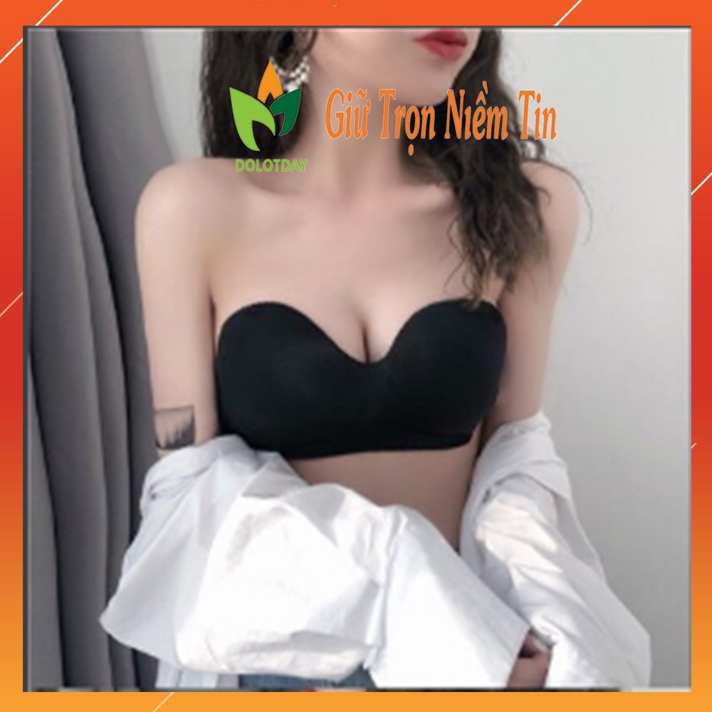 Áo Ngực Không Dây Chống Trượt Màu Sắc Trơn Dành Cho Nữ AOLOT18