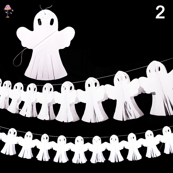 Banner hình bí ngô trang trí tiệc Halloween độc đáo