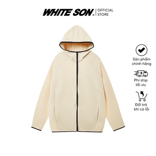 HOODIE JACKET ZIP BASIC BUTTER