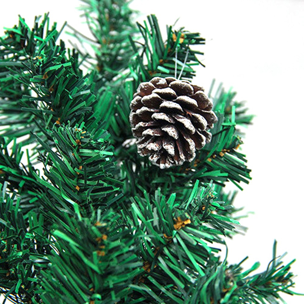 Christmas Tree Decoration Pine Cone Pendant Natural Pine Cone Dyed White Small Pine Cone Ornaments 6PCS