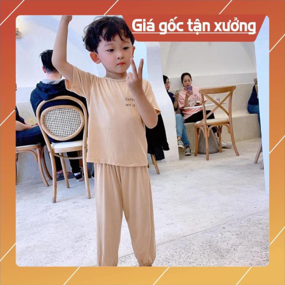 Quần áo trẻ em,đồ bộ em bé - Đồ Bộ Bé Trai, Bé Gái Minky Mom Chất Thun Lạnh, Đồ Bộ Cho Bé Mặc Nhà Cộc Tay Mùa Hè