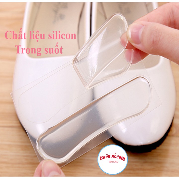 Miếng lót gót giày silicon cao cấp chống đau chân 00064 _ Buonrecom