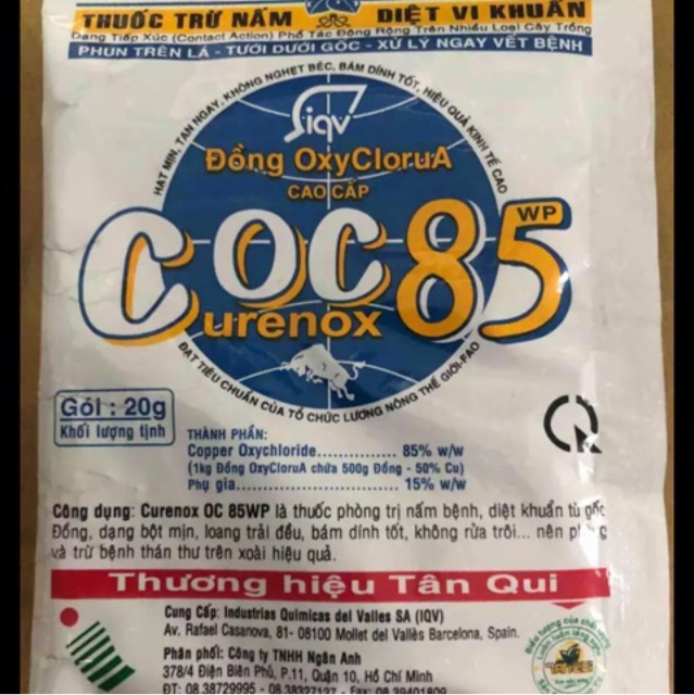 THUỐC PHÒNG TRỪ NẤM COC85  CÂY KIỂNG, HOA, CÂY TRỒNG