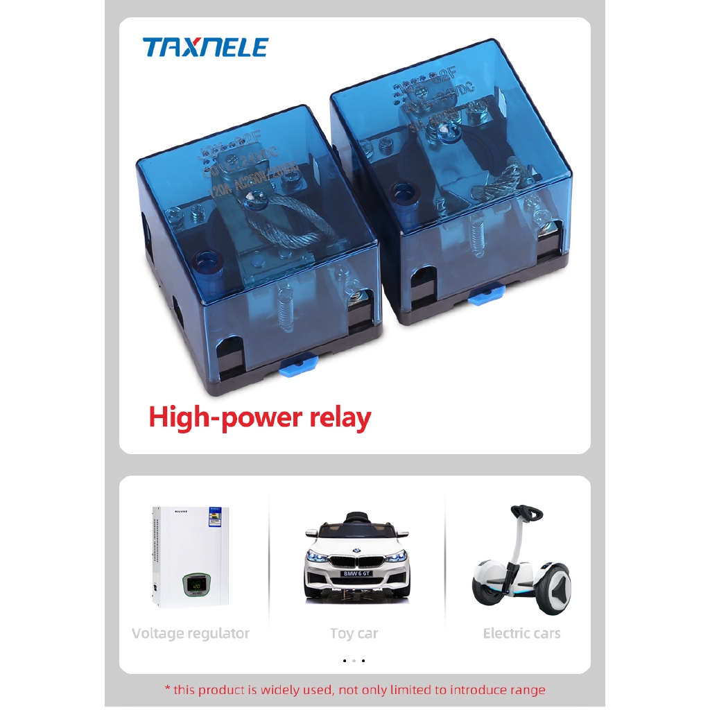 Rơ Le Công Suất Cao JQX-62F 1Z 120A 12V 24VDC 220V
