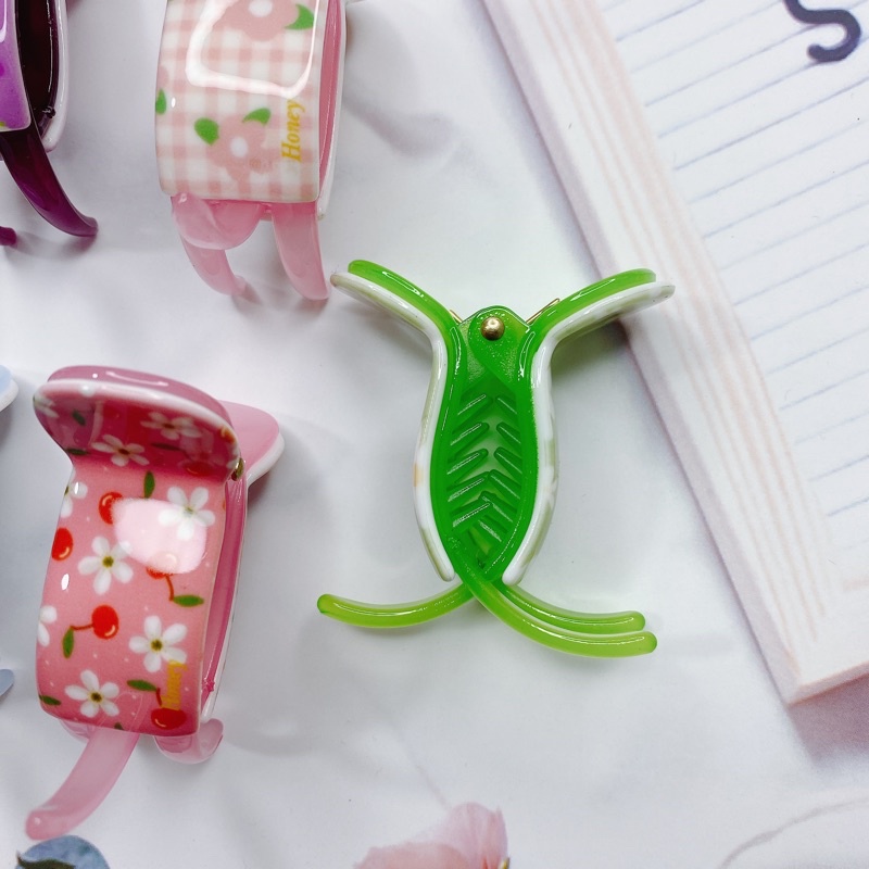 kẹp tóc càng cua 3 răng cao cấp nhiều hình