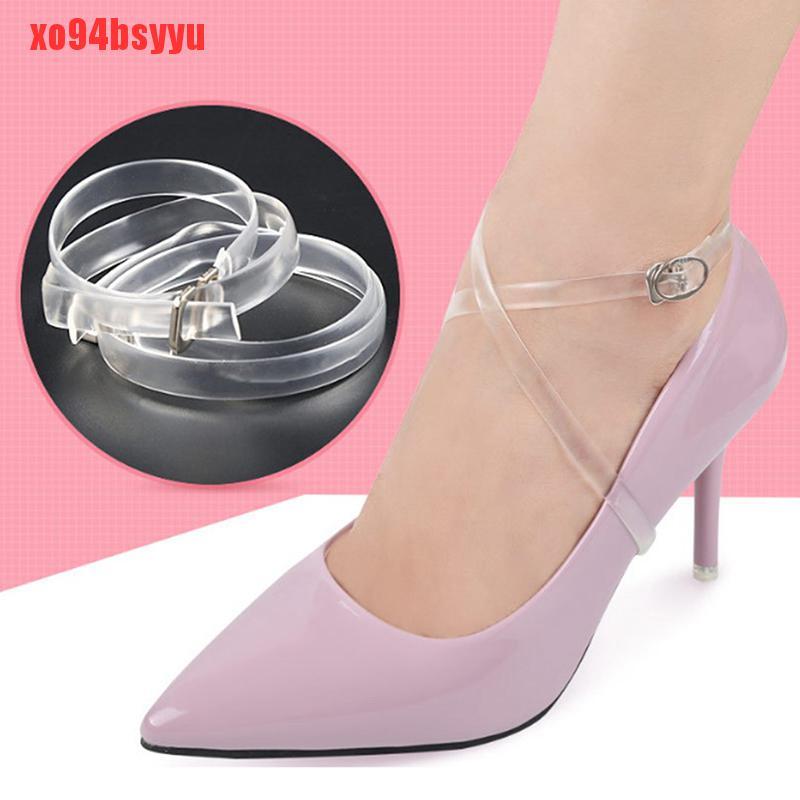 Dây buộc giày cao gót bằng silicon trong suốt tiện dụng cho nữ