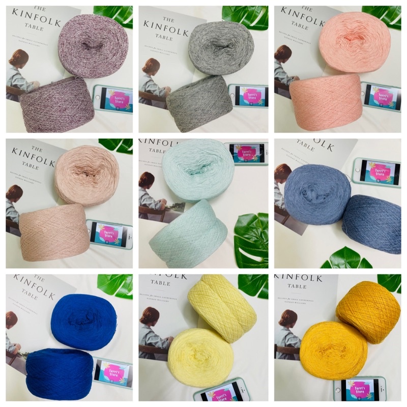 Yarn - Sợi Cotton 100% Xe tròn | Màu HOT đẹp_Sợi mền nhỏ nhẹ | Từ 250gram - 260gram_Cỡ 0.5mm | Hàng Tuyển - Terri Store