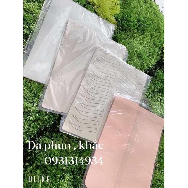 Da hồng cứng da trắng . da xám khắc  phun xăm